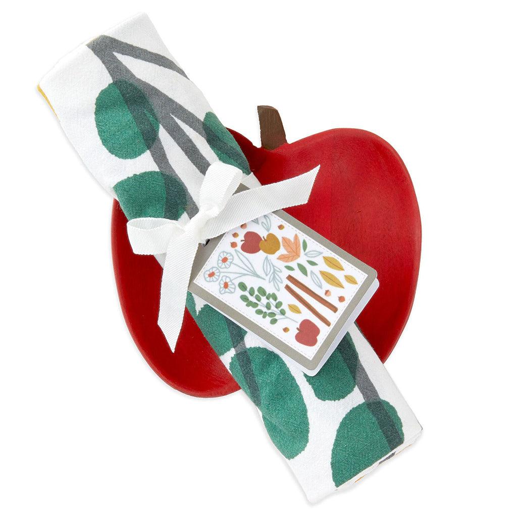 Hallmark  Apple Spoon Rest and Tea Towel, Set of 2