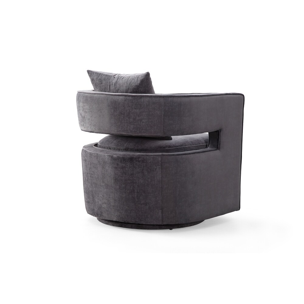 Kennedy Grey Swivel Chair