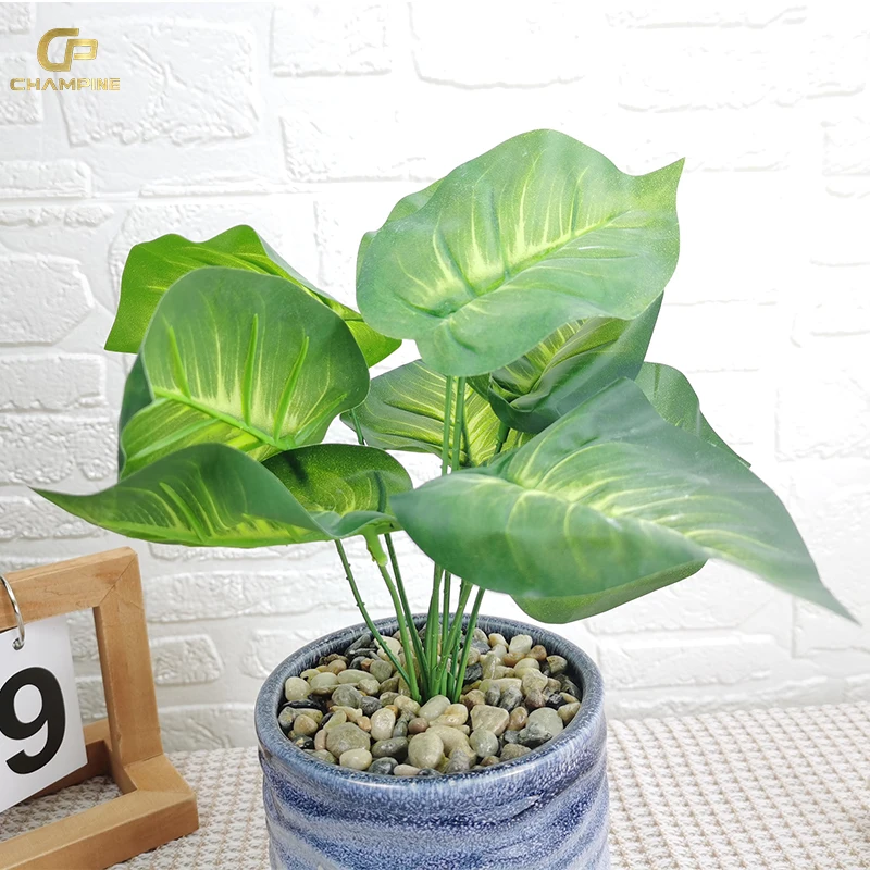 Indoor/Outdoor Decorative Artificial Greenery Plant Flower Pot  Plastic Plants for Wall and Floor Garden Supplies