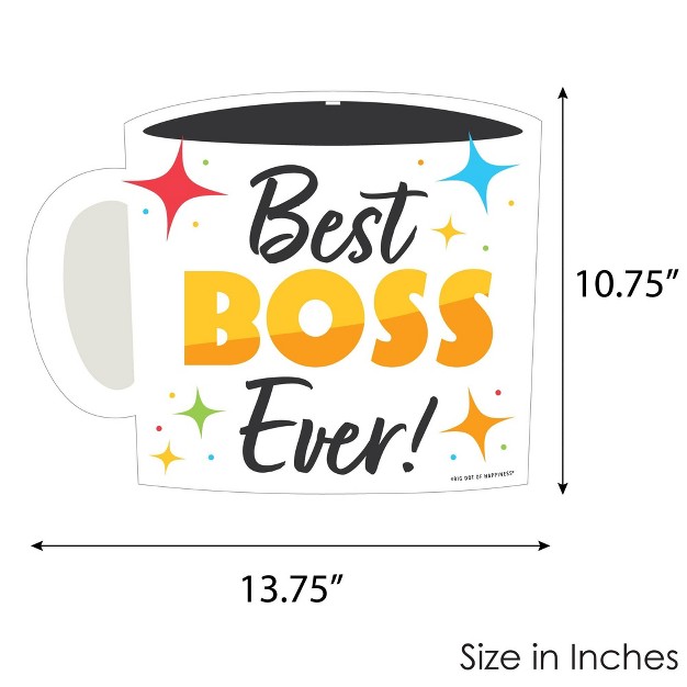 Big Dot Of Happiness Happy Boss x27 s Day Hanging Porch Best Boss Ever Outdoor Decorations Front Door Decor 1 Piece Sign