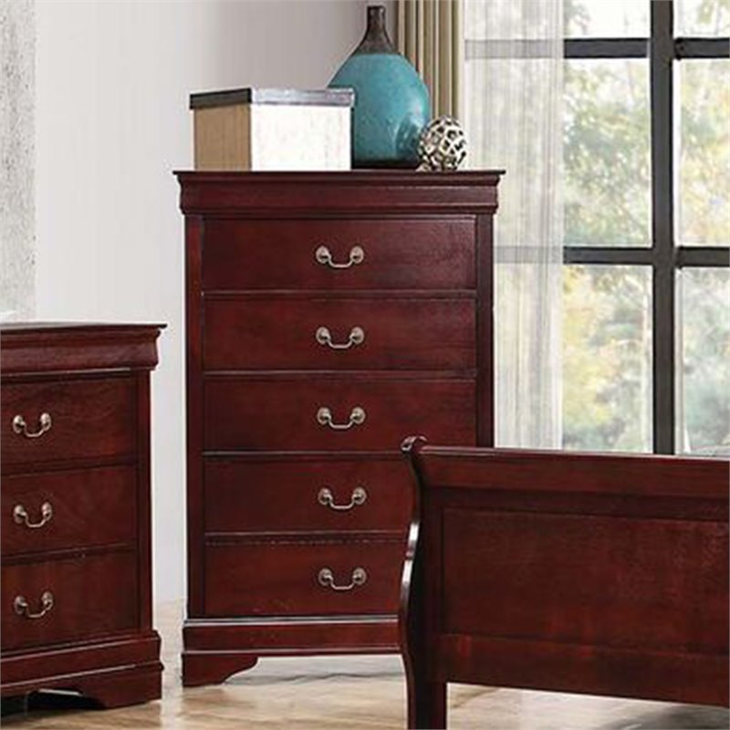 Louis Philippe Traditional Cherry Chest