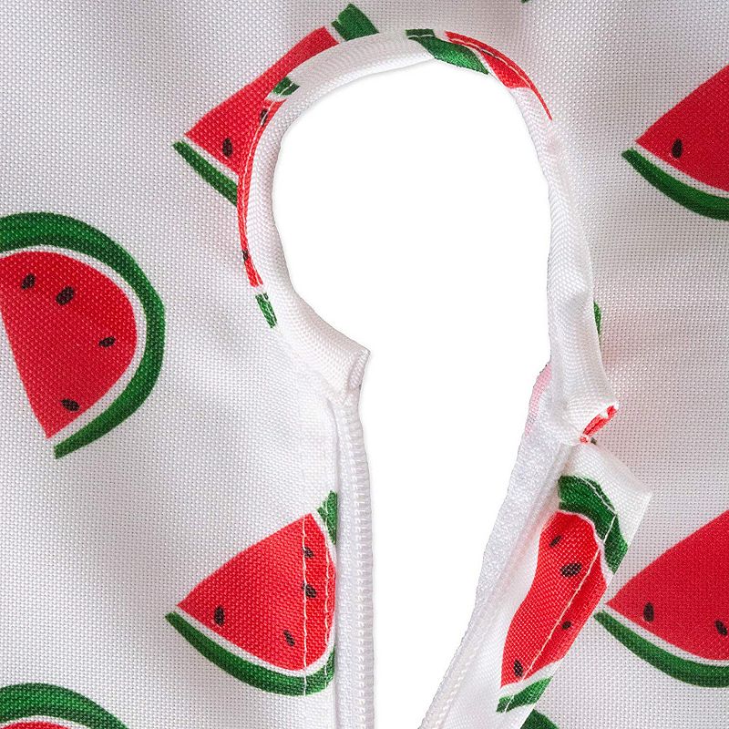 84 Zippered Outdoor Tablecloth with Watermelon Print Design