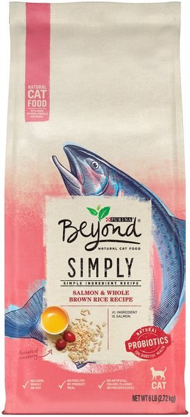 Purina Beyond Simply Salmon and Whole Brown Rice Recipe Dry Cat Food