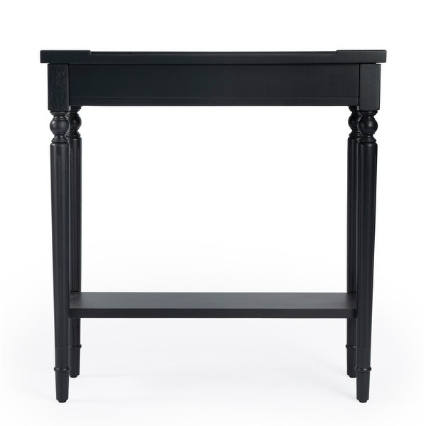 Handmade Butler Simple Elegance Plum Black Console Table