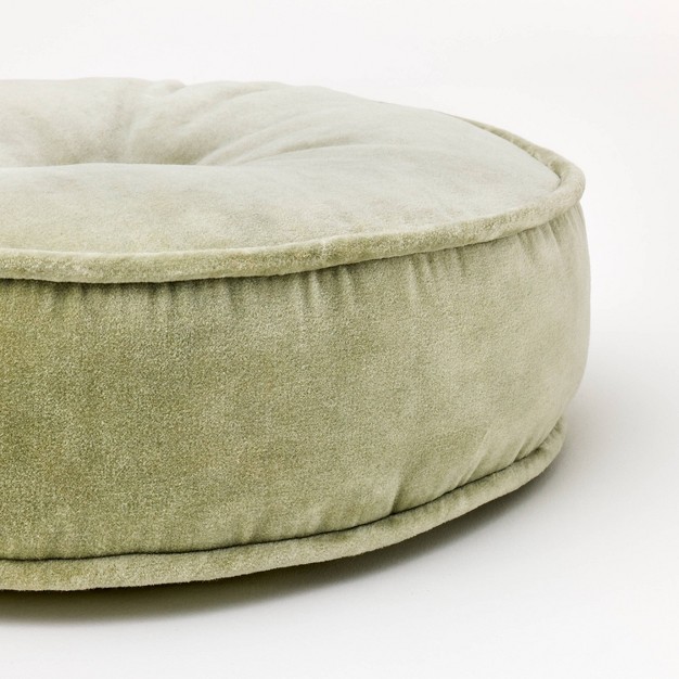 Velvet Round Throw Pillow Designed With Studio Mcgee