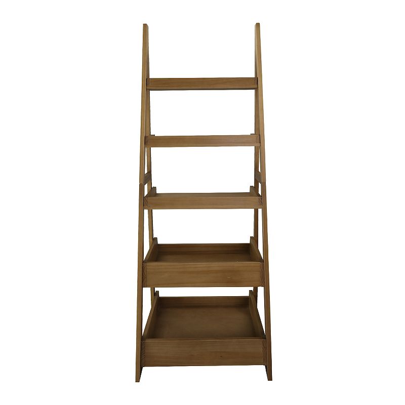 Casual Home Cascade 5-Shelf Ladder Bookcase