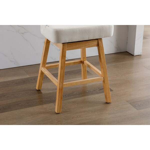 Bar Stools Set of 2 Counter Height Chairs