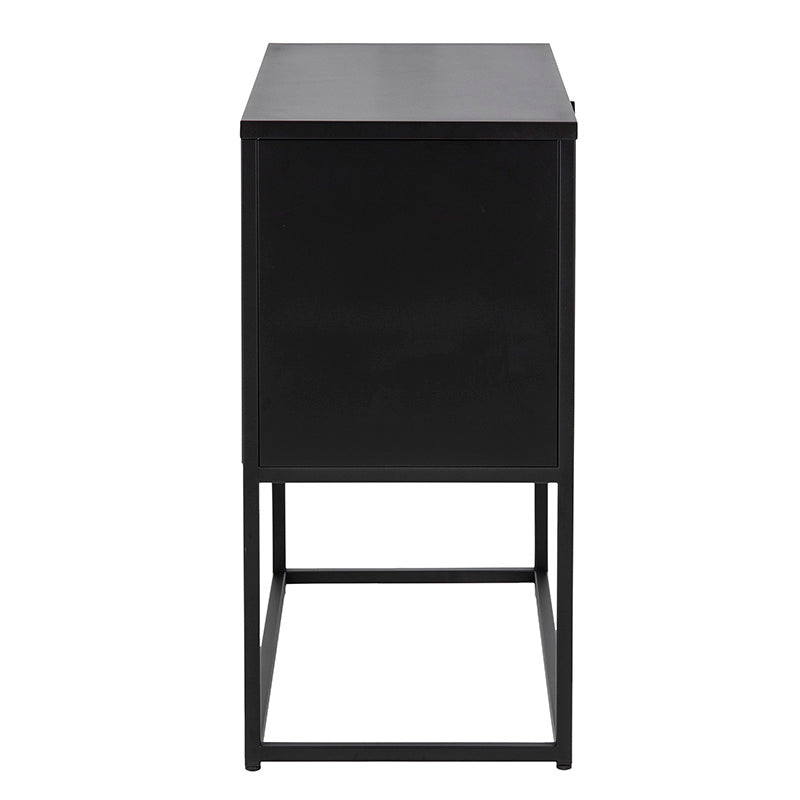 NEWTON 2 Door Sideboard 82cm - Black