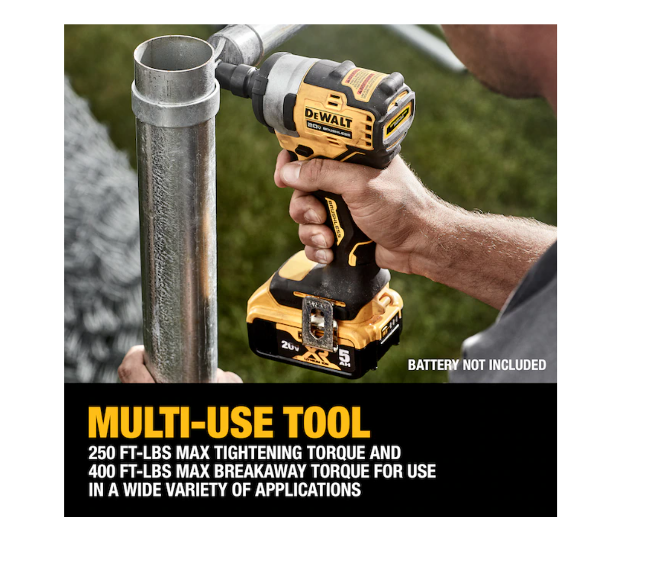 DEWALT DCF911B 20-volt Max Variable Speed Brushless 1/2-in square Drive Cordless Impact Wrench