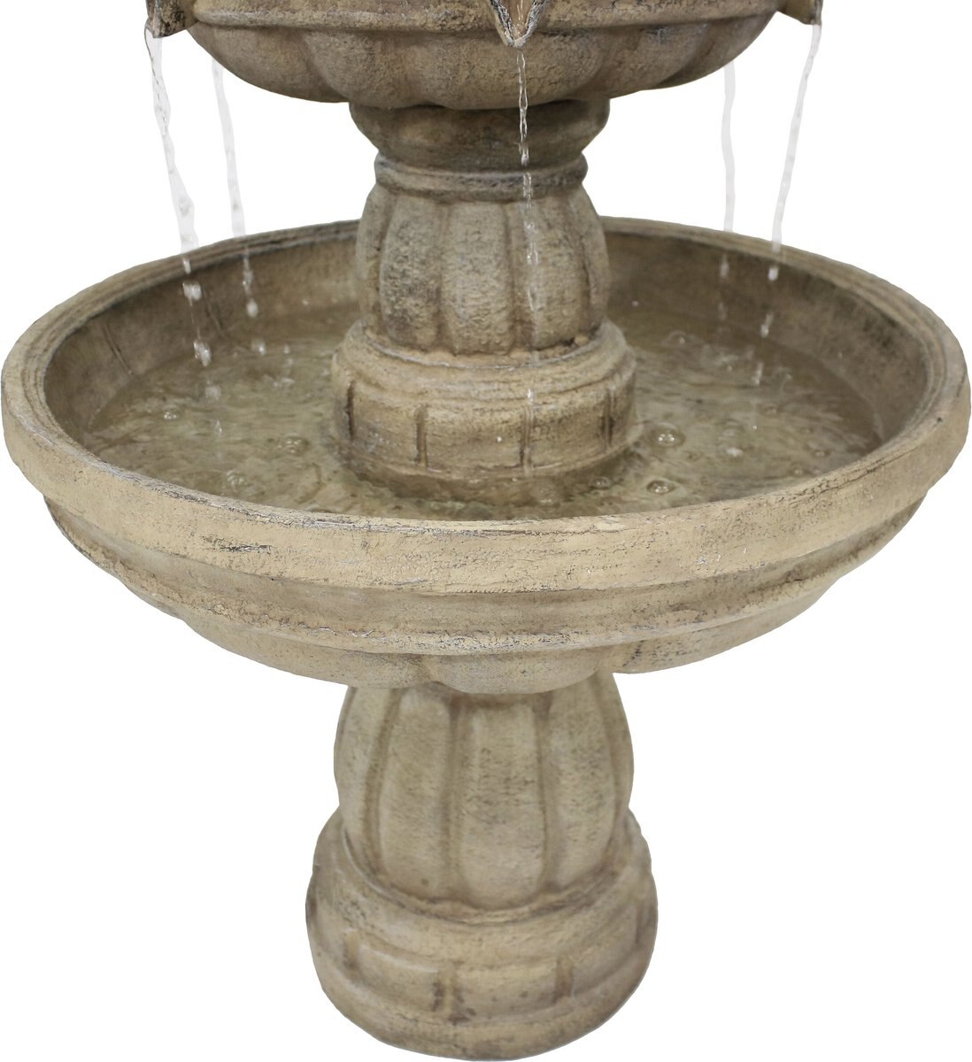 Sunnydaze Decor 3-Tier Outdoor Water Fountain