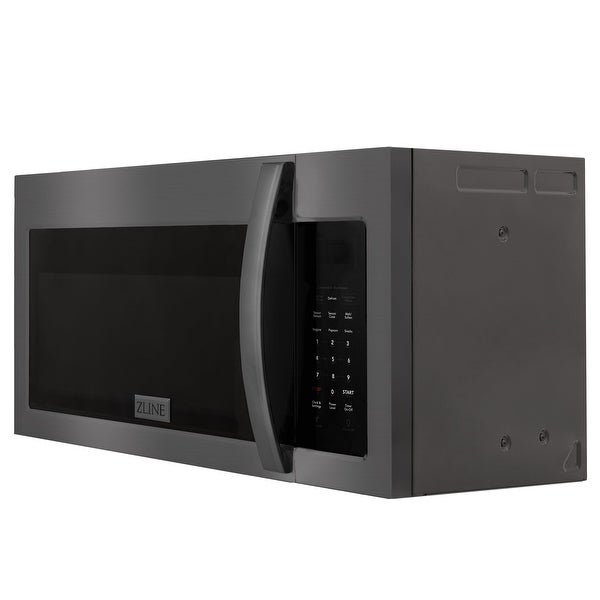 ZLINE Over the Range Convection Microwave Oven in Black Stainless