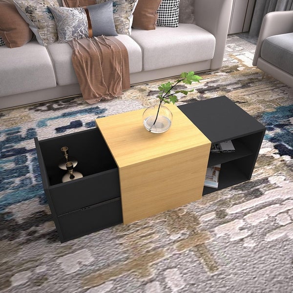 Modern Minimalist Design Living Room Coffee Table Storage Table Small Apartment