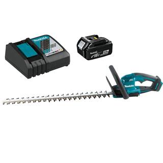 Makita 18V LXT Lithium-Ion Brushless Cordless 24 in. Hedge Trimmer Kit (4.0Ah) XHU09M1