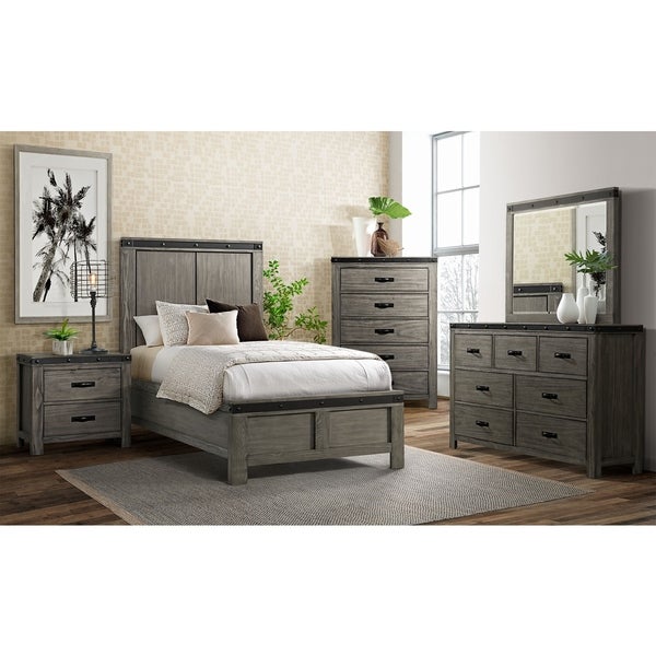 Picket House Furnishings Montauk Panel 4PC Bedroom Set - - 25682164