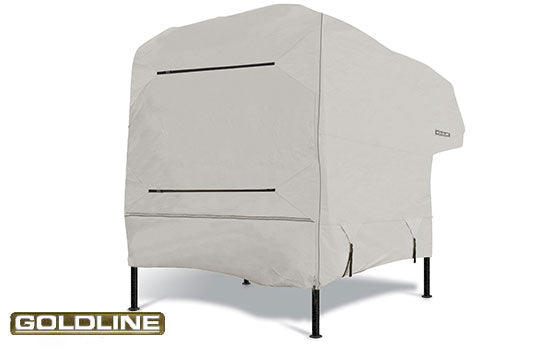 Goldline Truck Camper Covers by Eevelle | Fits 8 - 10 Feet | Gray