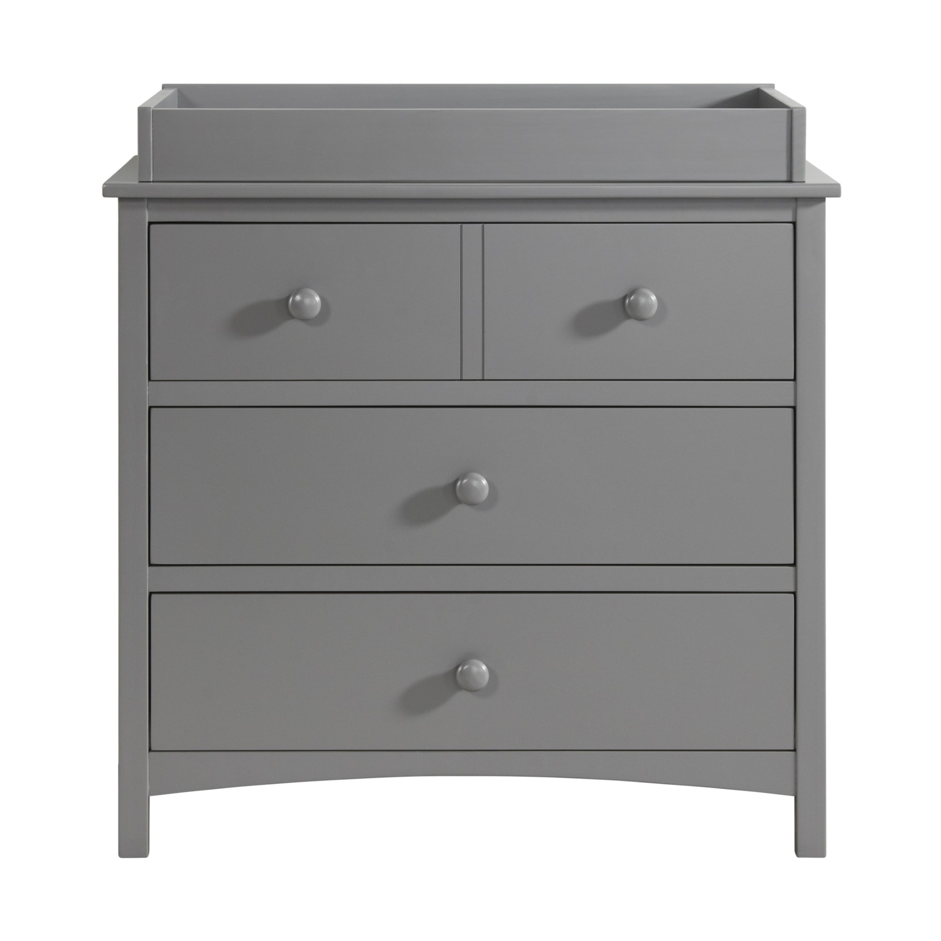 Oxford Baby Changing Topper for 3-Drawer Dresser, Dove Gray