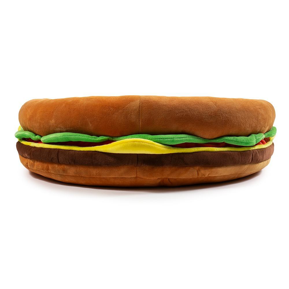 Yummy World Pets: Premium Burger Plush Dog Bed