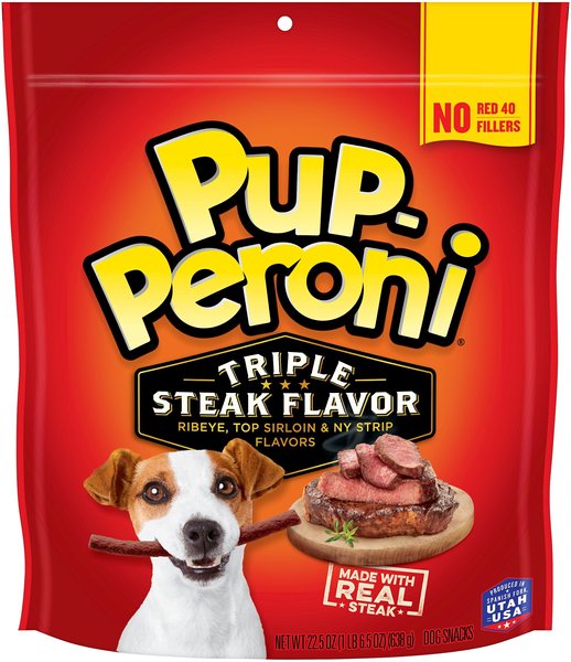 Pup-Peroni Triple Steak Flavor Dog Treats