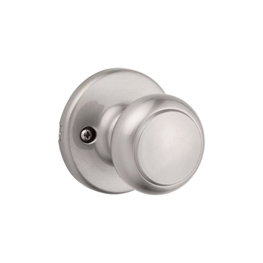 Satin Nickel Hall/Closet Cove Passage Door Knob