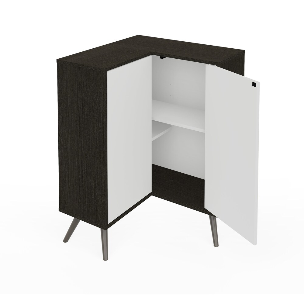 Bestar Small Space Krom Corner Storage Unit