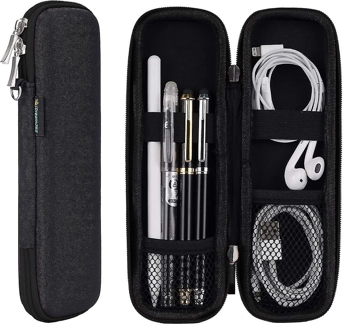 Slim Eva Carrying Case/bag/pouch/holder For Apple Pencils，executive Fountain Pen，ballpoint Pen，stylus Touch Pen-black Yst-a818