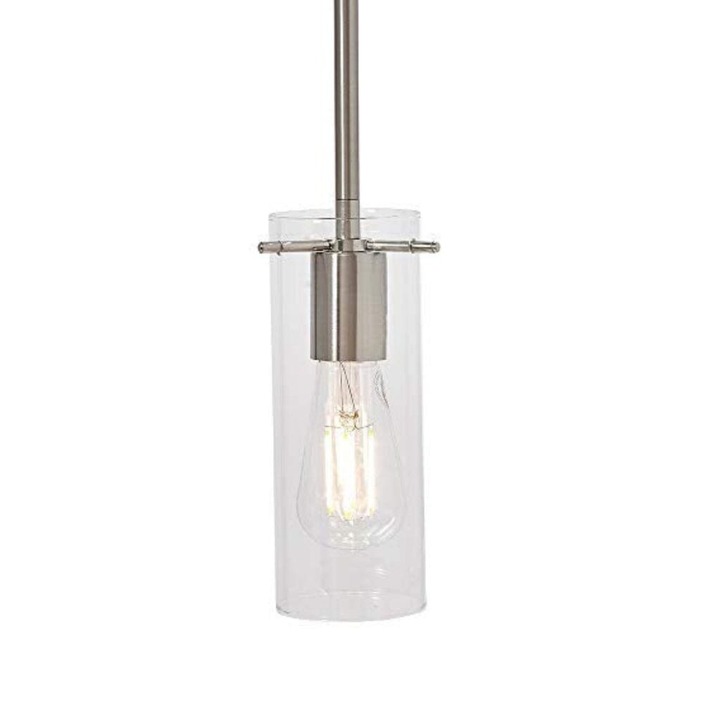 Modern Clear Glass Pendant Light