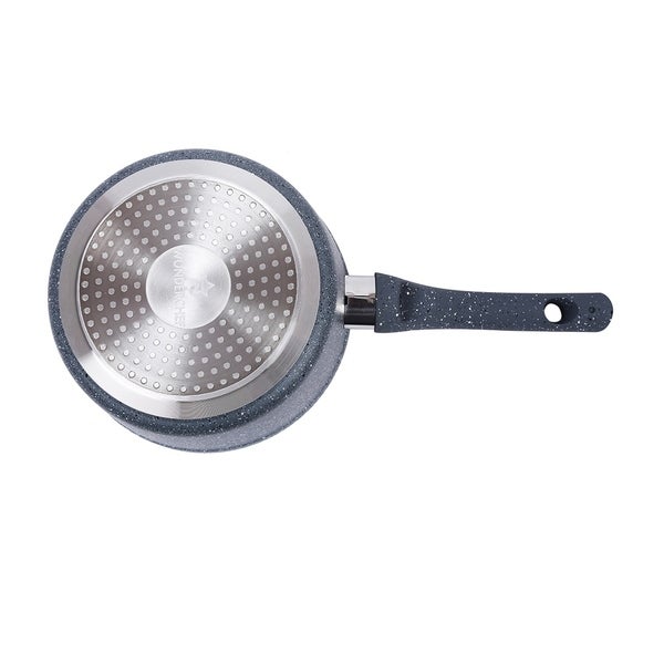 Wonderchef Granite Lentil and Curry Pan with Lid， 16 cm - 16 cm