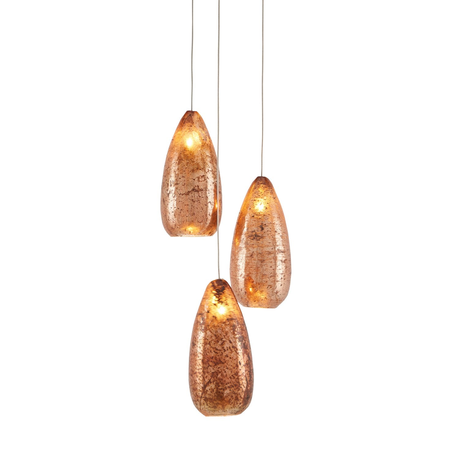 Rame 3-Light Multi-Drop Pendant