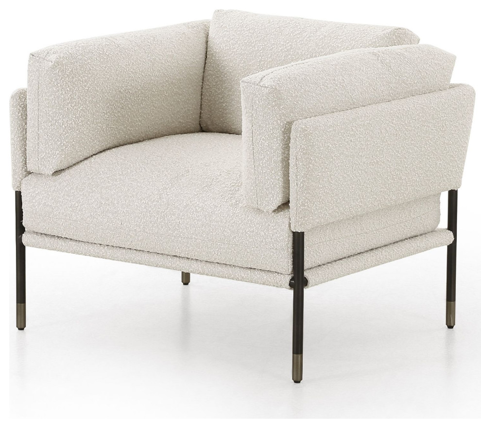 Kellen Knoll Natural Chair   Midcentury   Armchairs And Accent Chairs   by Zin Home  Houzz