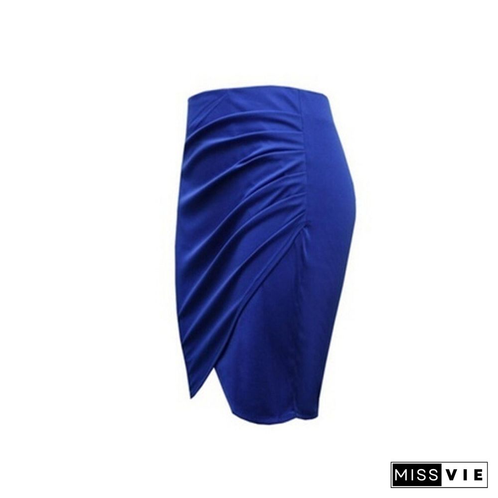 Women's Business Suit Pencil Skirt Summer Ol Skirts For Women Knee Length Step Skirt