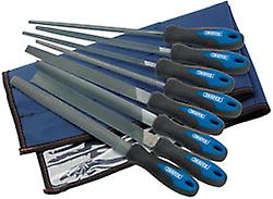 Draper 44961 8 Piece 200mm Soft Grip Engineers File And Rasp Set