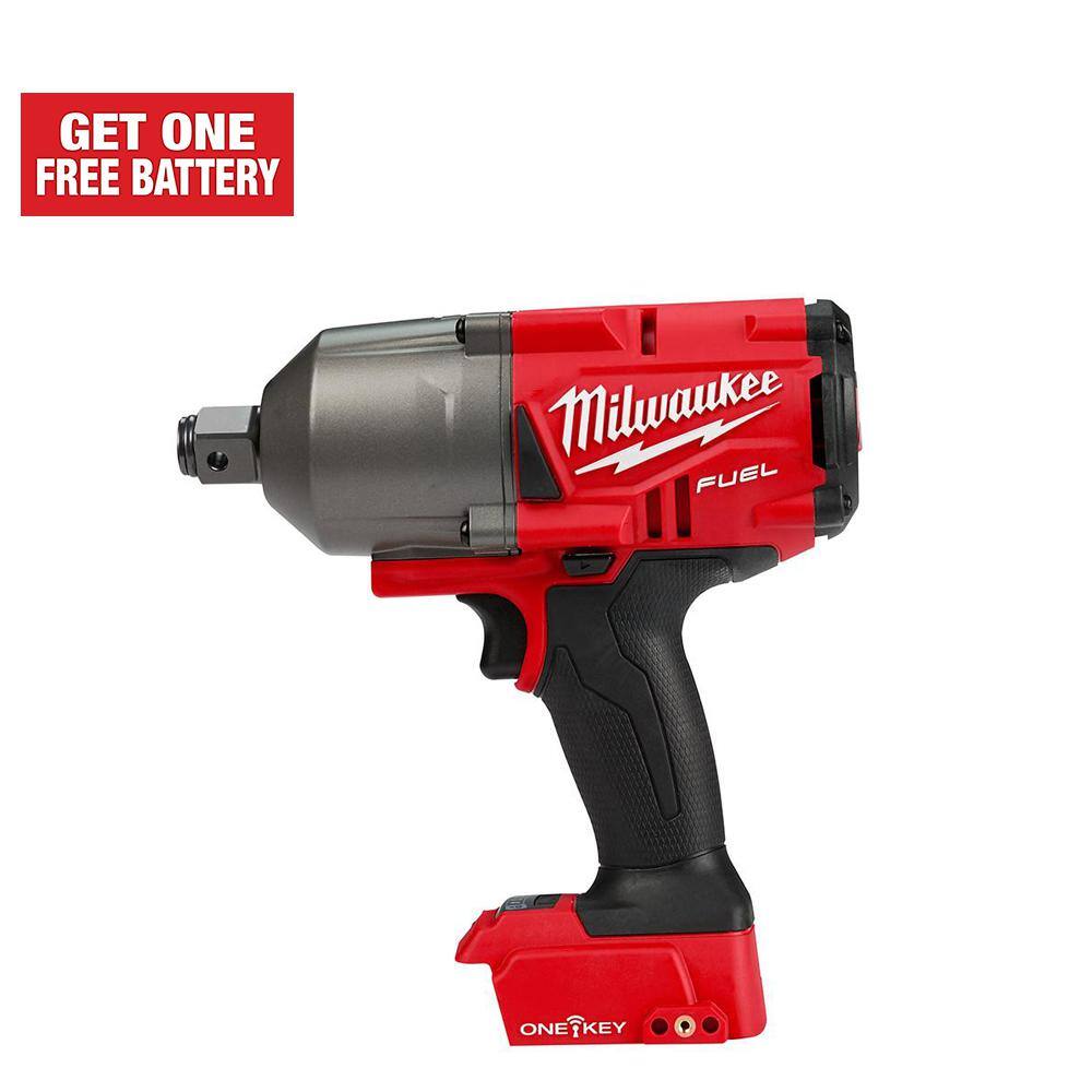 MW M18 FUEL ONE-KEY 18V Lithium-Ion Brushless Cordless 34 in. Impact Wrench with Friction Ring (Tool-Only) 2864-20