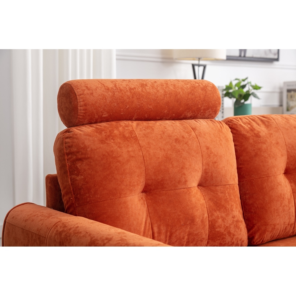 Modern Cozy Sectional Sofa with Storage Loveseat Sofa and Reversible Storage Chaise  Cup Holder Design Sofa for Living Room