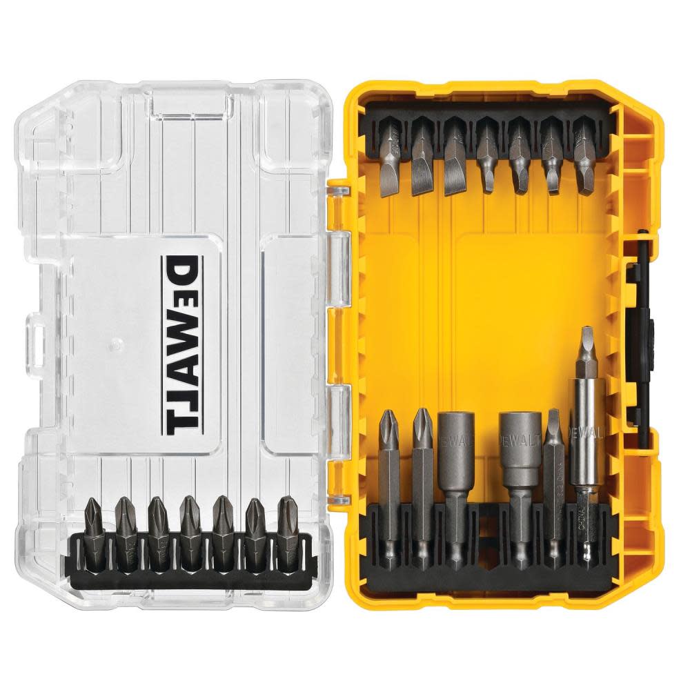 DEWALT 21 Piece Screw Driving Set with Tough Case