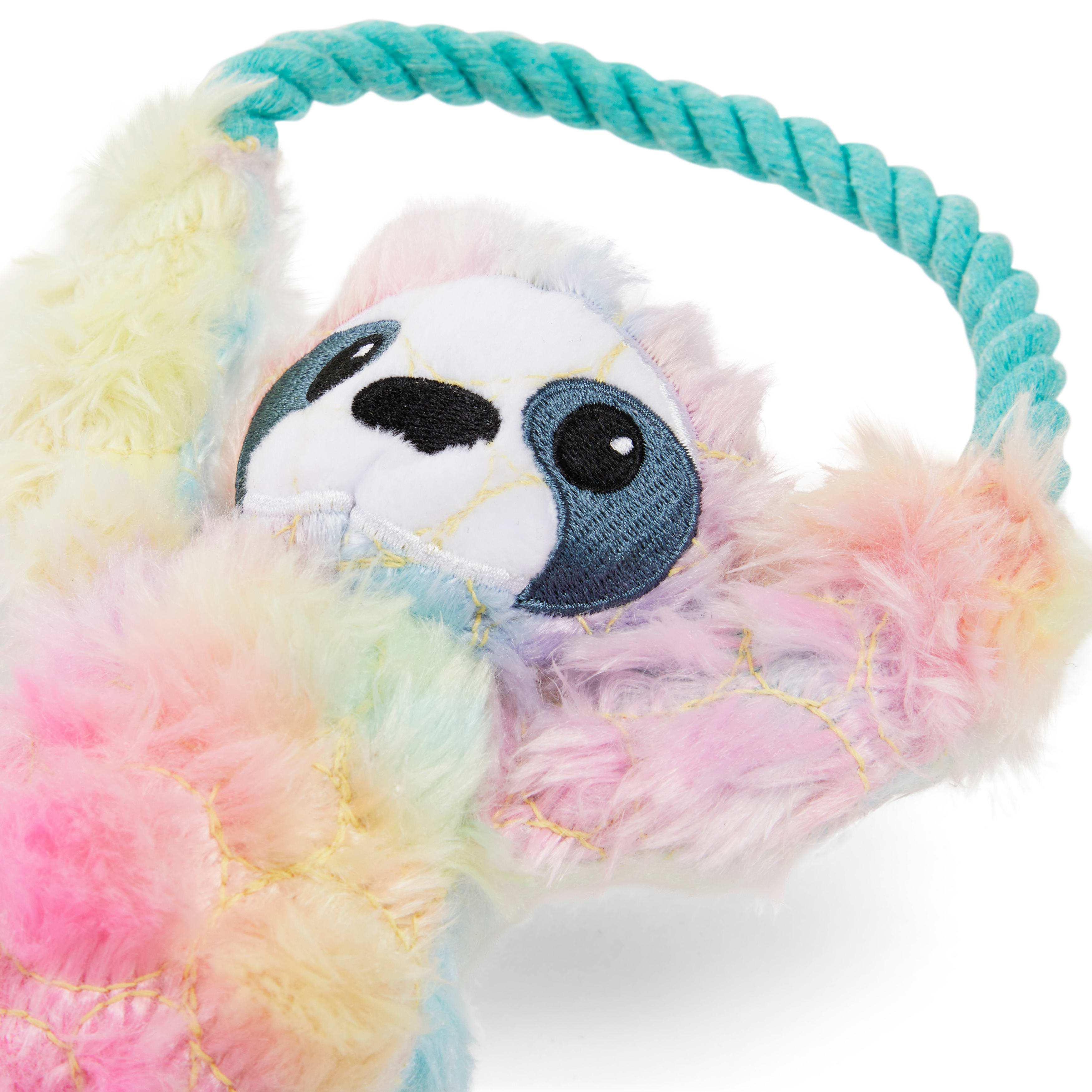 Leaps  Bounds Tough Sloth with Rope Tugs Dog Toy