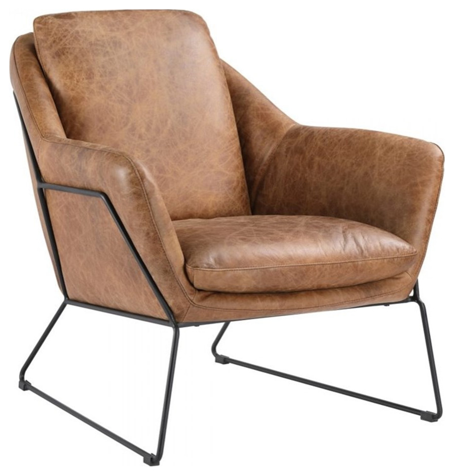 Greer Club Chair   Midcentury   Armchairs And Accent Chairs   by Homesquare  Houzz