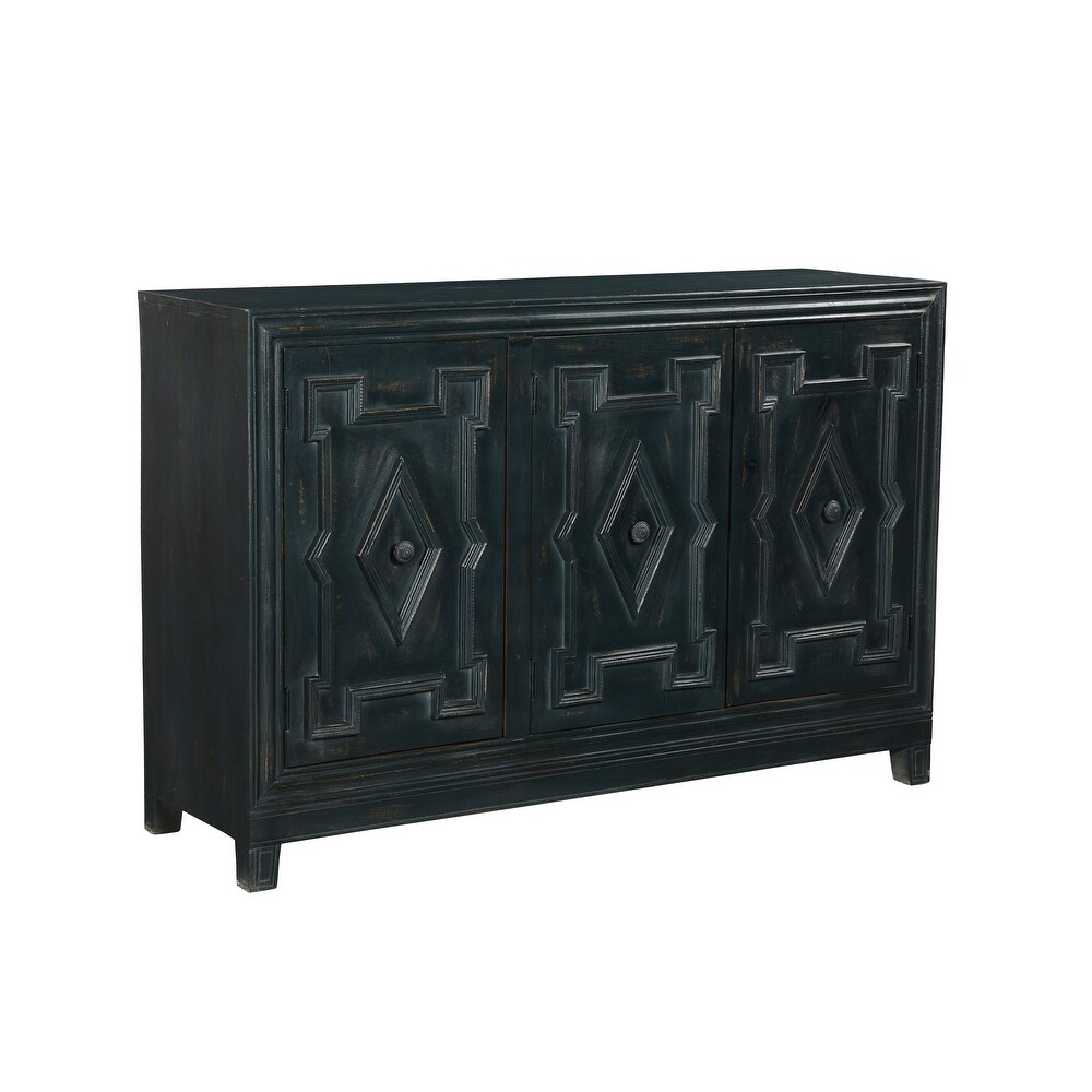 Aubrey 3 Door Diamond Sideboard   58\