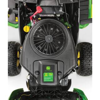 John Deere S140 48 in. 22 HP V-Twin Gas Hydrostatic Riding Lawn Tractor BG21274