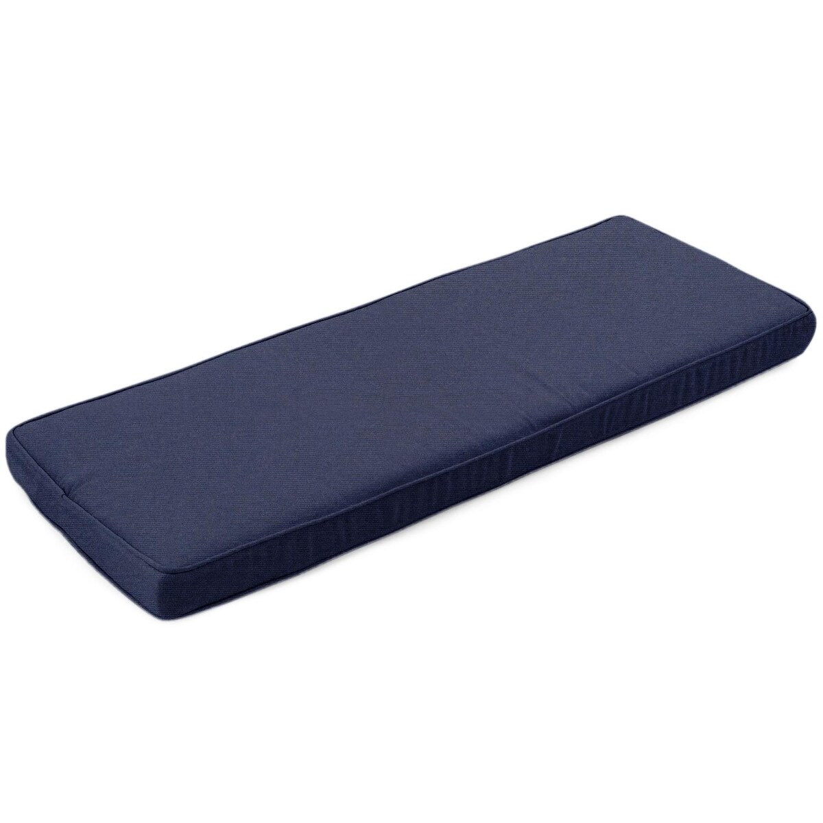 Sunbrella Spectrum Indigo Large Outdoor Replacement Bench Cushion W/ Piping By Signature