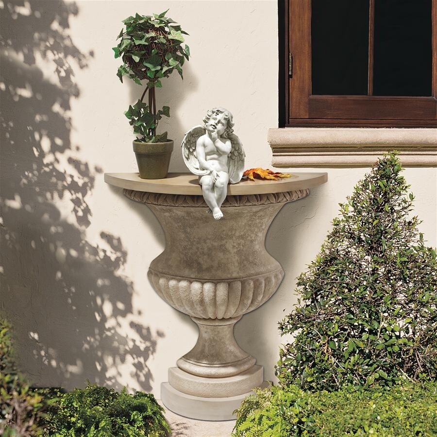 Design Toscano Garden of Versailles Wall Urn Console Table