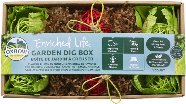 Oxbow Animal Health Enriched Life Garden Dig Box Small Animal Toy