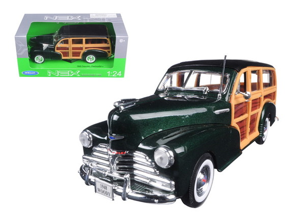 Welly 1948 Chevrolet Woody Wagon Fleetmaster Green...