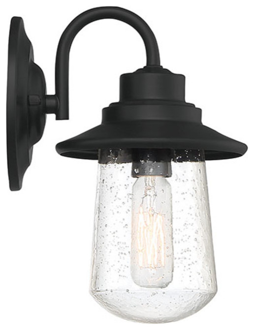 Quoizel RAD8405 Radford 9 quotTall Outdoor Wall Sconce   Industrial   Outdoor Wall Lights And Sconces   by Buildcom  Houzz