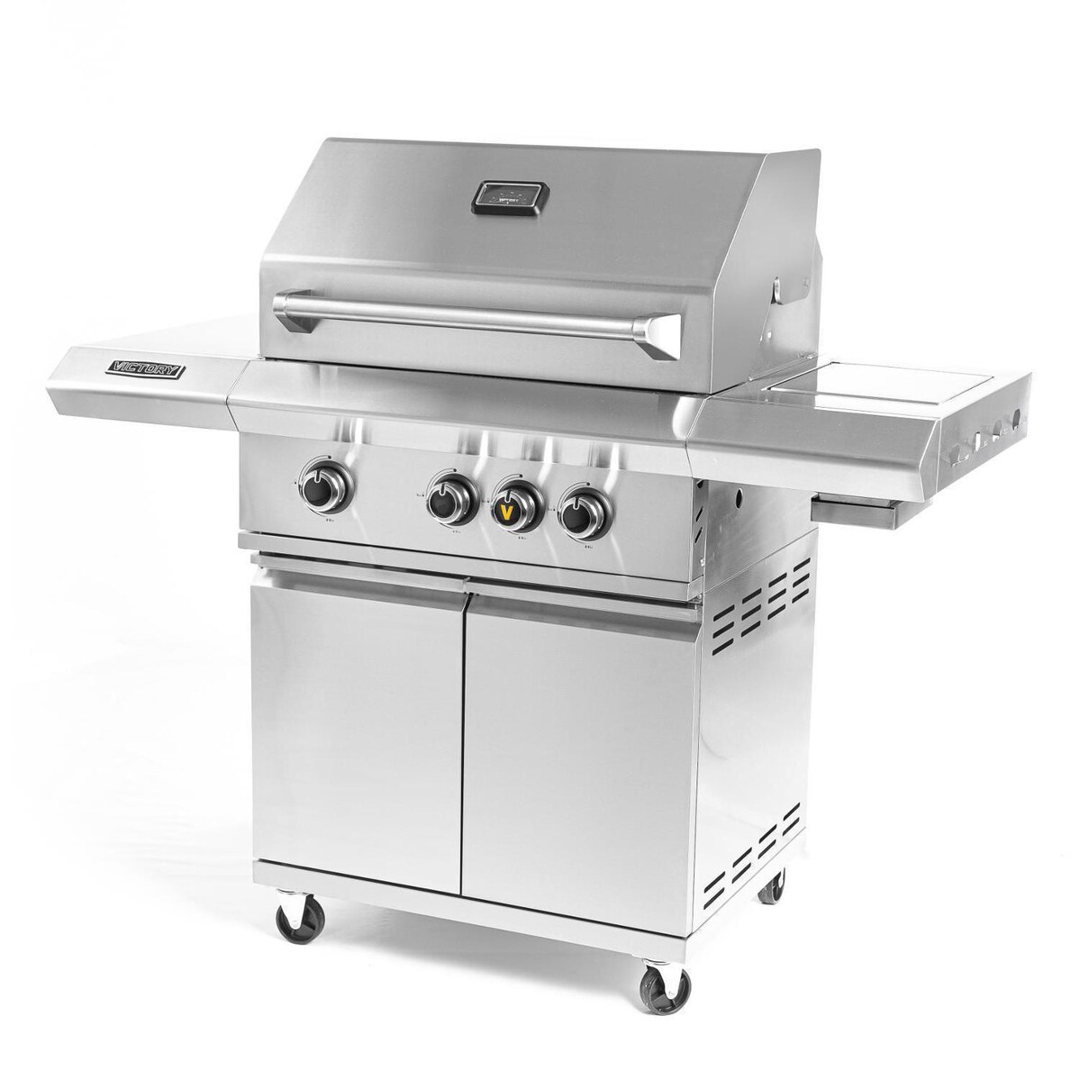 Victory 3-Burner Propane Grill w/ Infrared Side Burner