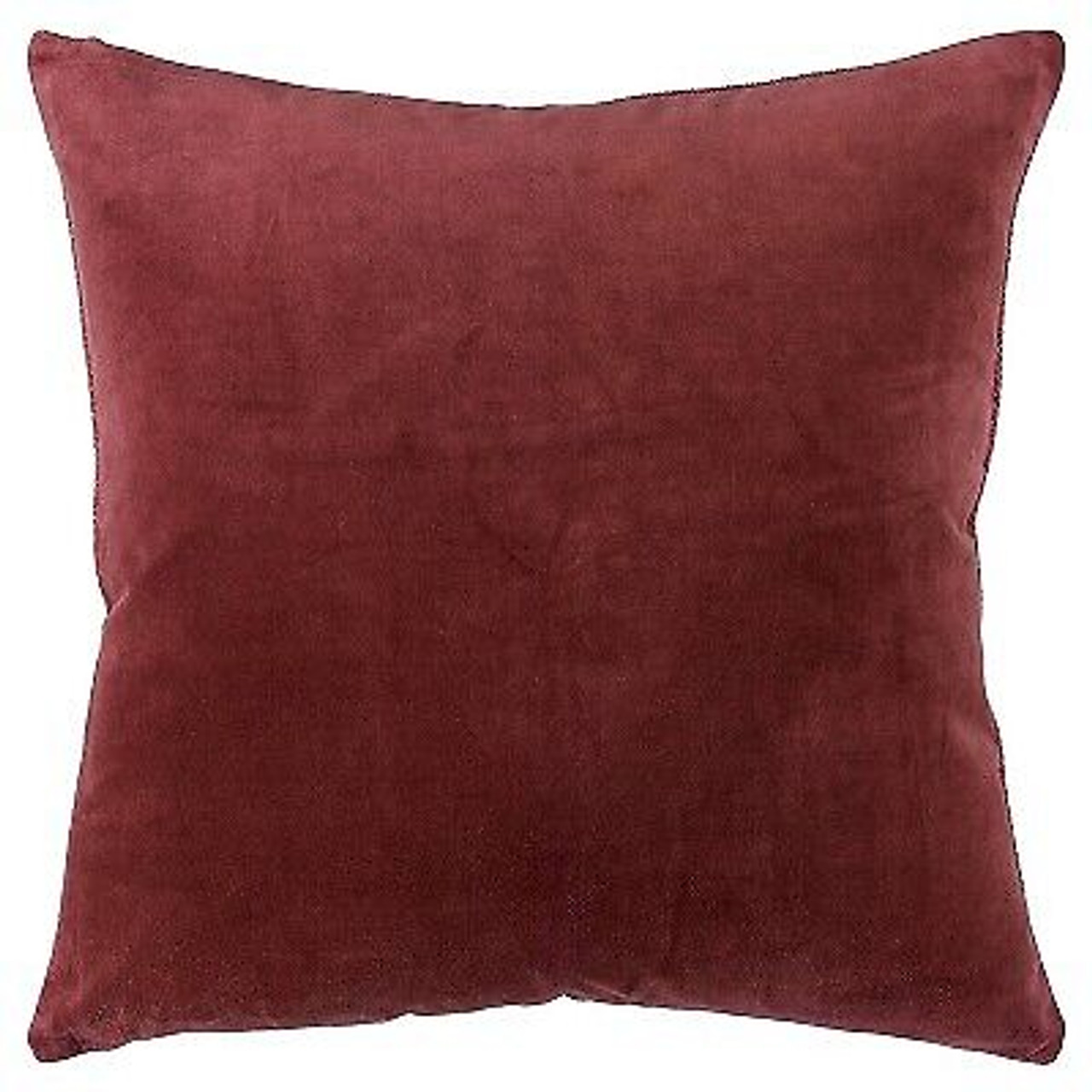 Oversized Square Throw Pillow Rust