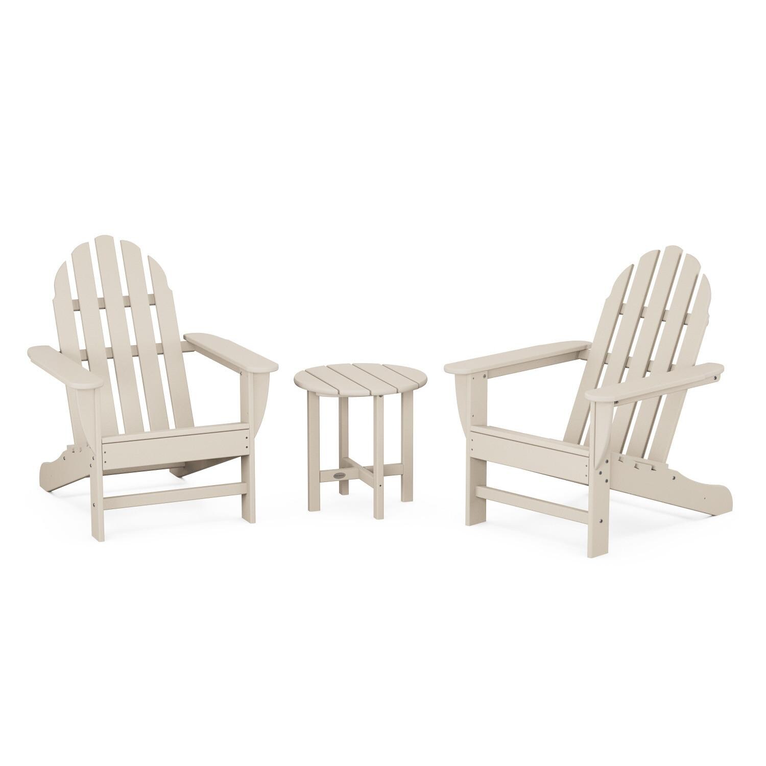 POLYWOOD Classic Adirondack 3-Piece Set