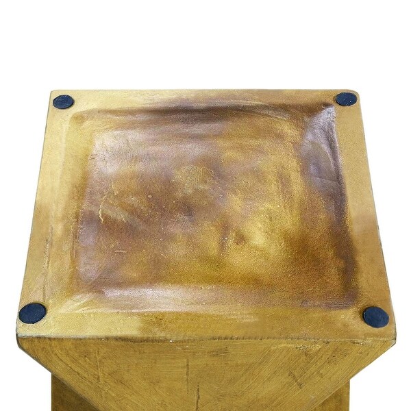 Outdoor 12inch Geometric Concrete Accent Table