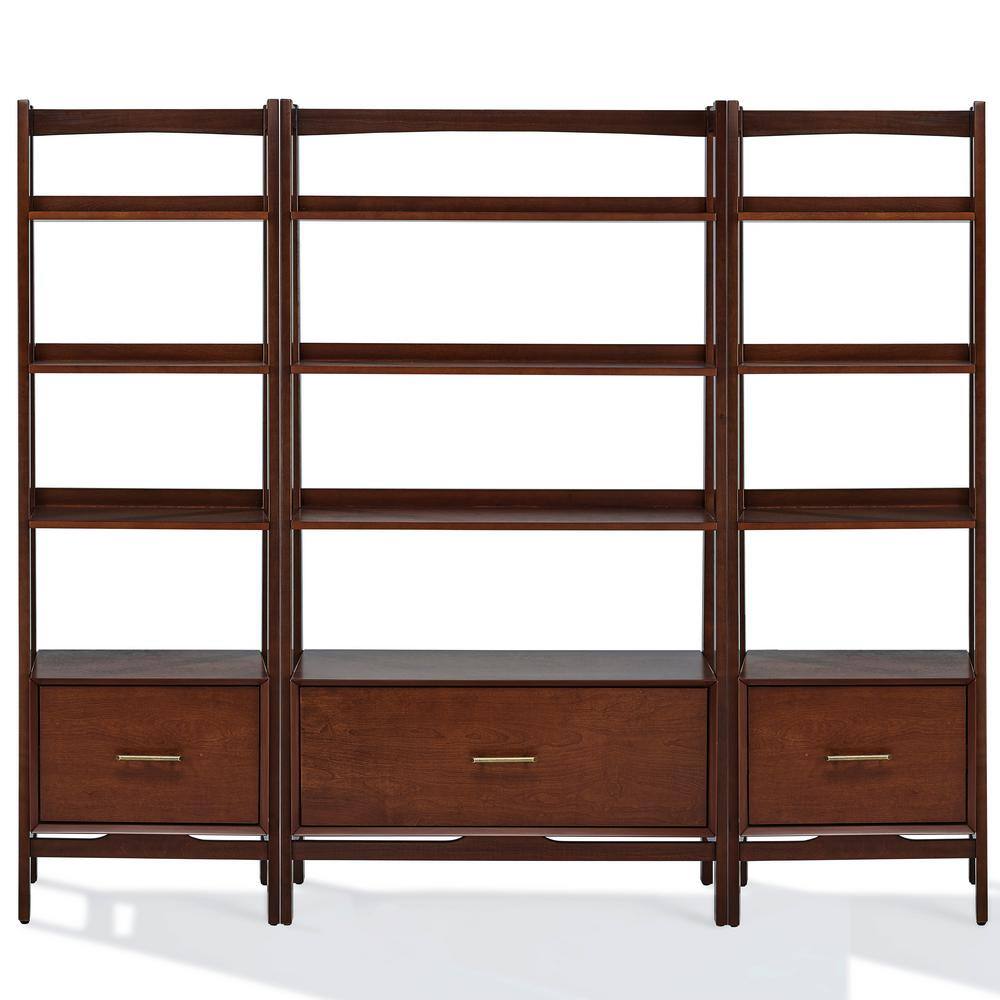 CROSLEY FURNITURE Landon Mahogany Etagere Set (3-Piece) KF13040MA