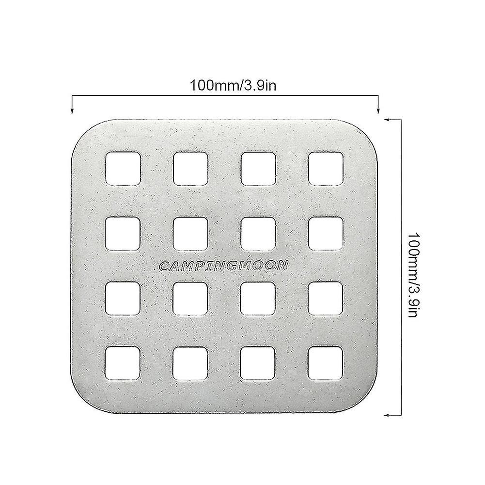 T-095 Stainless Steel Carbon Plate For Bbq Stoves High Temperature Resistant Barbecue Furnace Carbon Bed