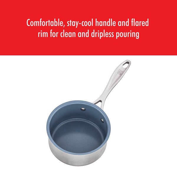 ZWILLING Spirit 3-ply Stainless Steel Ceramic Nonstick Saucepan